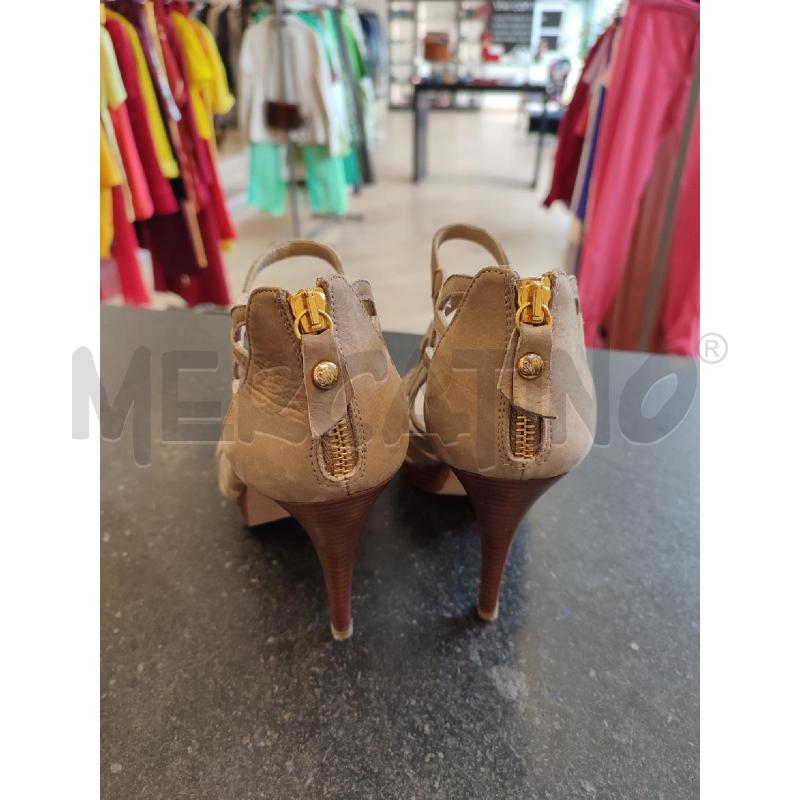 SANDALI DONNA BEIGE STUART WEITZMAN RETE SUEDE | Mercatino dell'Usato Roma montemario 3