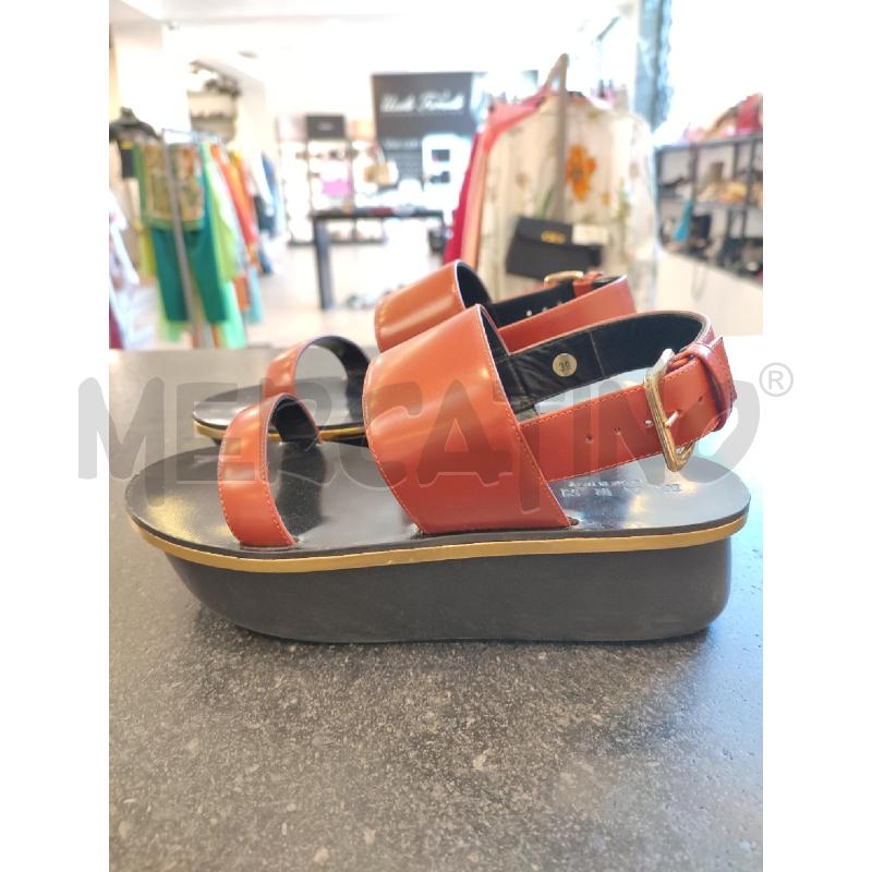 SANDALI DONNA MARRONI MARNI NERA | Mercatino dell'Usato Roma montemario 3