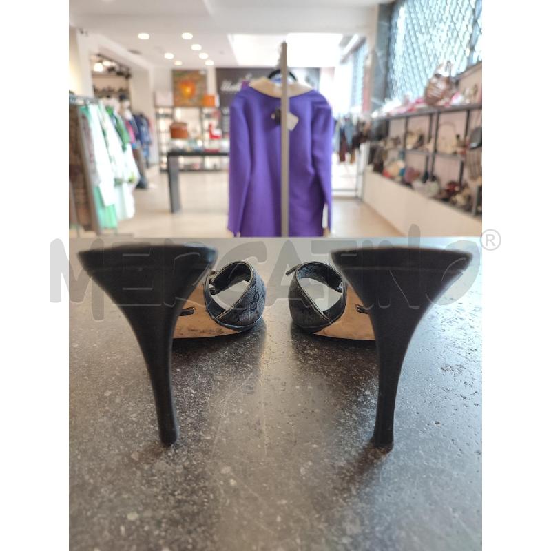 SANDALI DONNA NO TACCO NERI GUCCI  | Mercatino dell'Usato Roma montemario 3