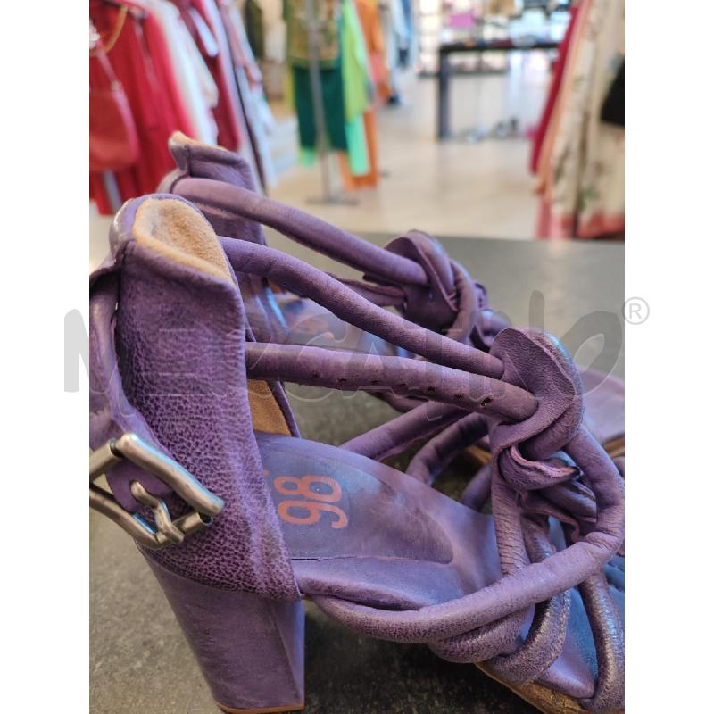 SANDALI DONNA VIOLA AS 98 INTRECCIATI | Mercatino dell'Usato Roma montemario 3
