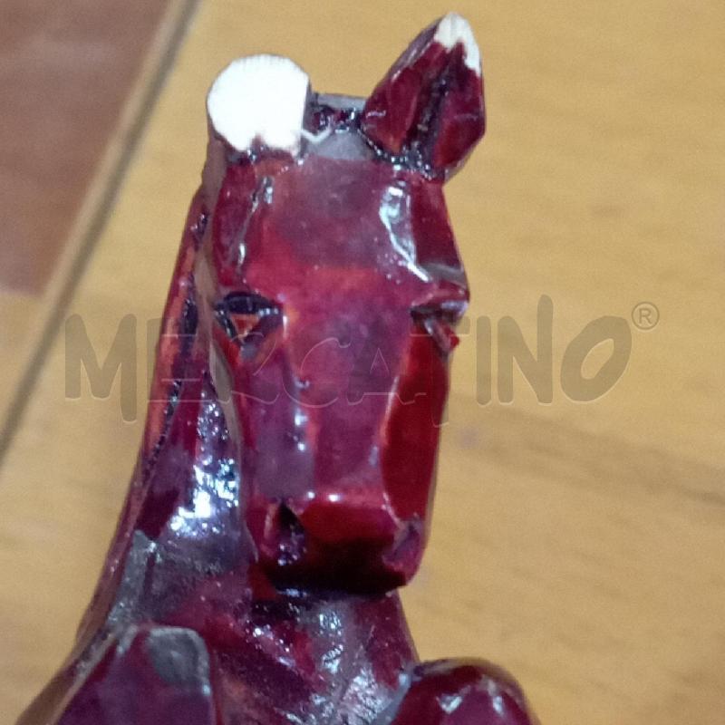 SCACCHIERA GRANDE LEGNO CAVALIERI | Mercatino dell'Usato Roma montemario 5