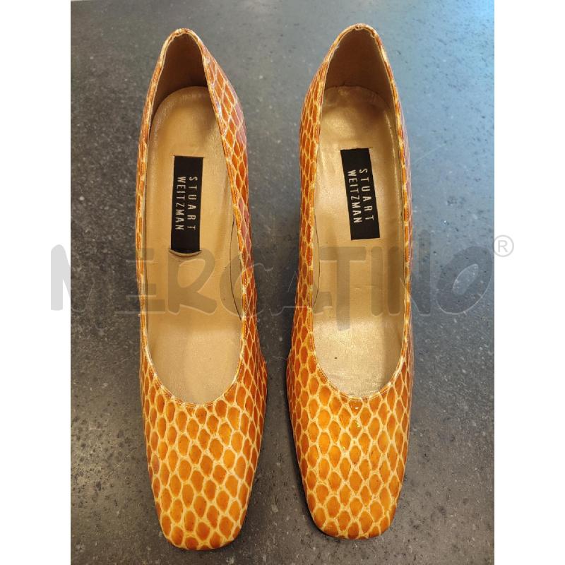 SCARPE DONNA ARANCIONI STUART WEITZMAN VINTAGE | Mercatino dell'Usato Roma montemario 2