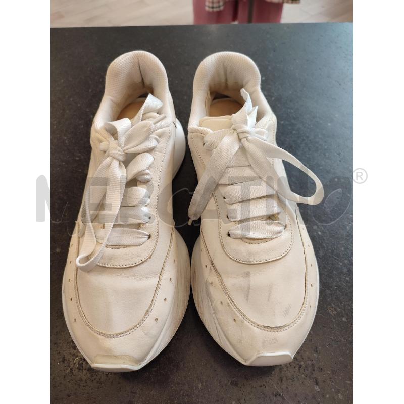 SCARPE DONNA BEIGE MCQUEEN 687995 | Mercatino dell'Usato Roma montemario 2