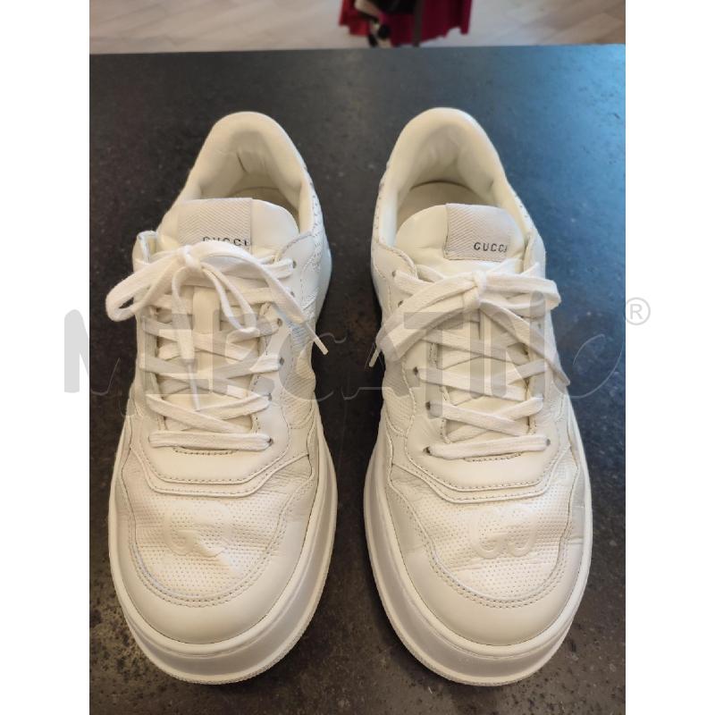 SCARPE DONNA BIANCHE GUCCI GG  | Mercatino dell'Usato Roma montemario 2