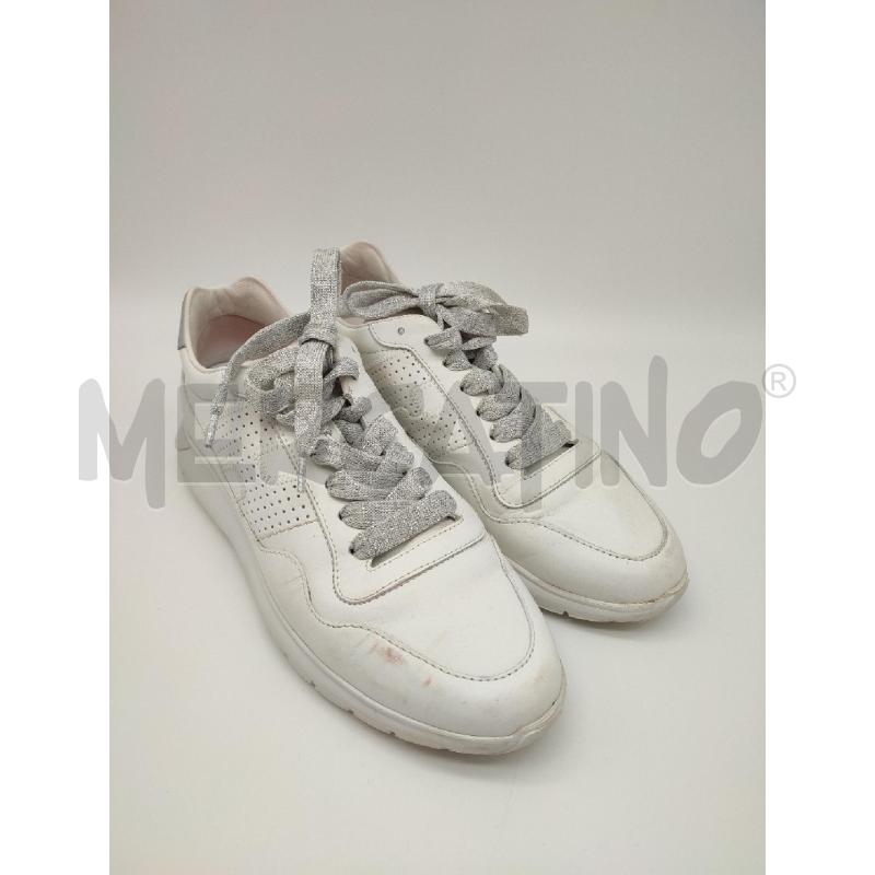 SCARPE BAMBINA BIANCHE GLITTER HOGAN