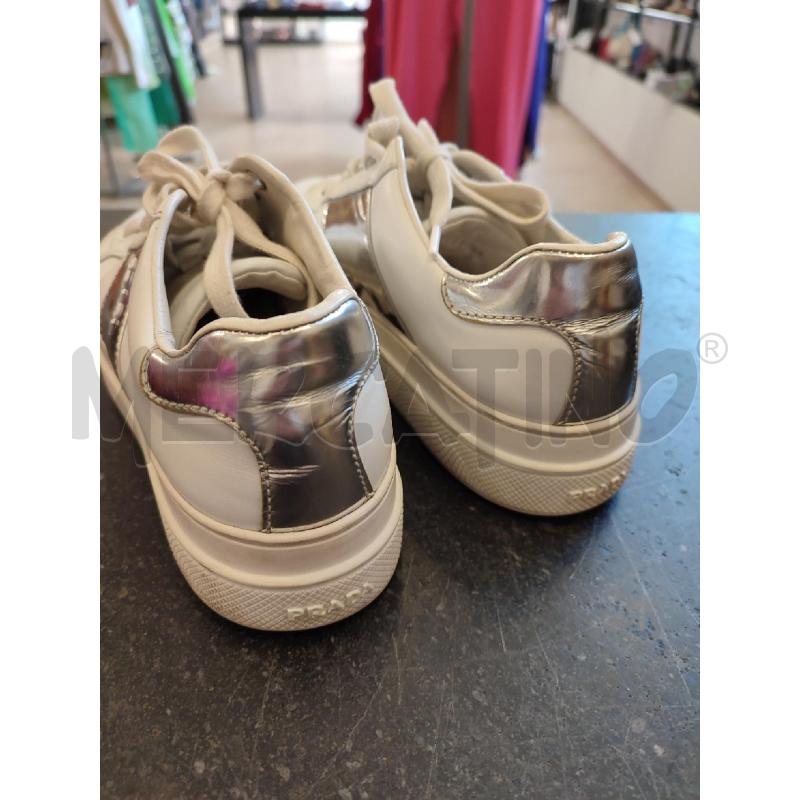 SCARPE DONNA BIANCHE PRADA PLATORM | Mercatino dell'Usato Roma montemario 3