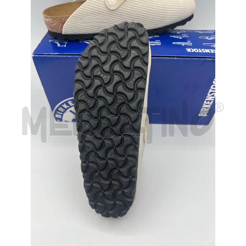 SCARPE DONNA BIANCHE SCAMOSCIATE BIRKENSTOCK BOSTON RIGHE | Mercatino dell'Usato Roma montemario 3
