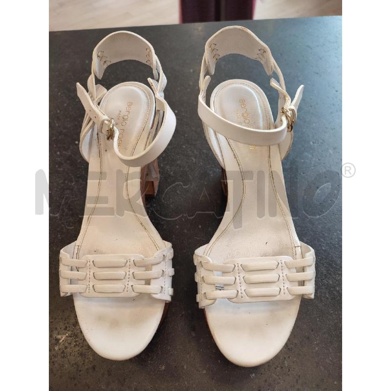 SCARPE DONNA BIANCHE SERGIO ROSSI | Mercatino dell'Usato Roma montemario 1