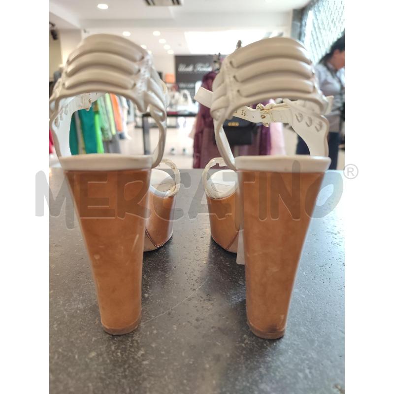 SCARPE DONNA BIANCHE SERGIO ROSSI | Mercatino dell'Usato Roma montemario 3