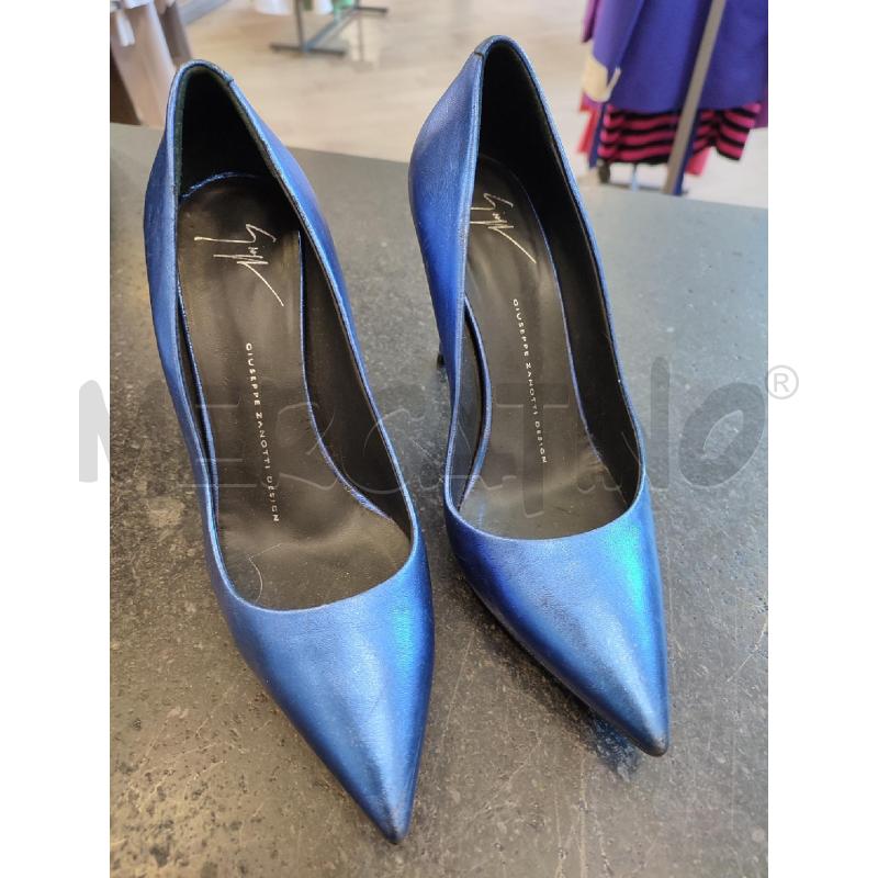 SCARPE DONNA BLU ELETTRICO ZANOTTI | Mercatino dell'Usato Roma montemario 1