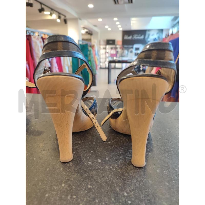 SCARPE DONNA FENDI FF TACCO LEGNO | Mercatino dell'Usato Roma montemario 2