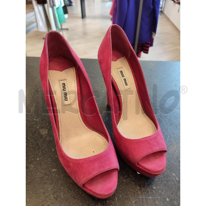 SCARPE DONNA FUCSIA MIU MIU  | Mercatino dell'Usato Roma montemario 1