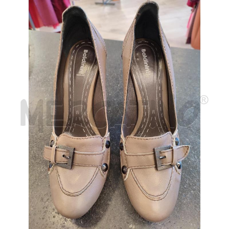 SCARPE DONNA MARRONI  BALDININI FIBBIA | Mercatino dell'Usato Roma montemario 1