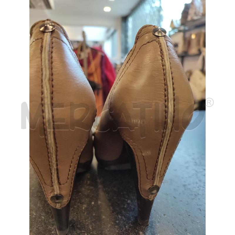 SCARPE DONNA MARRONI  BALDININI FIBBIA | Mercatino dell'Usato Roma montemario 3