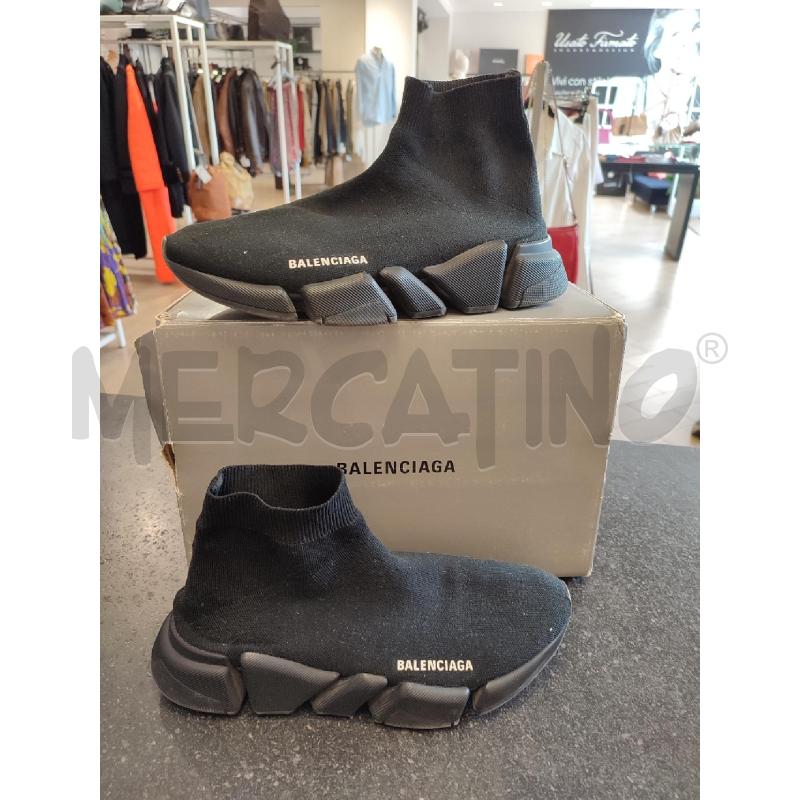 SCARPE DONNA NERE BALENCIAGA SPEED | Mercatino dell'Usato Roma montemario 1
