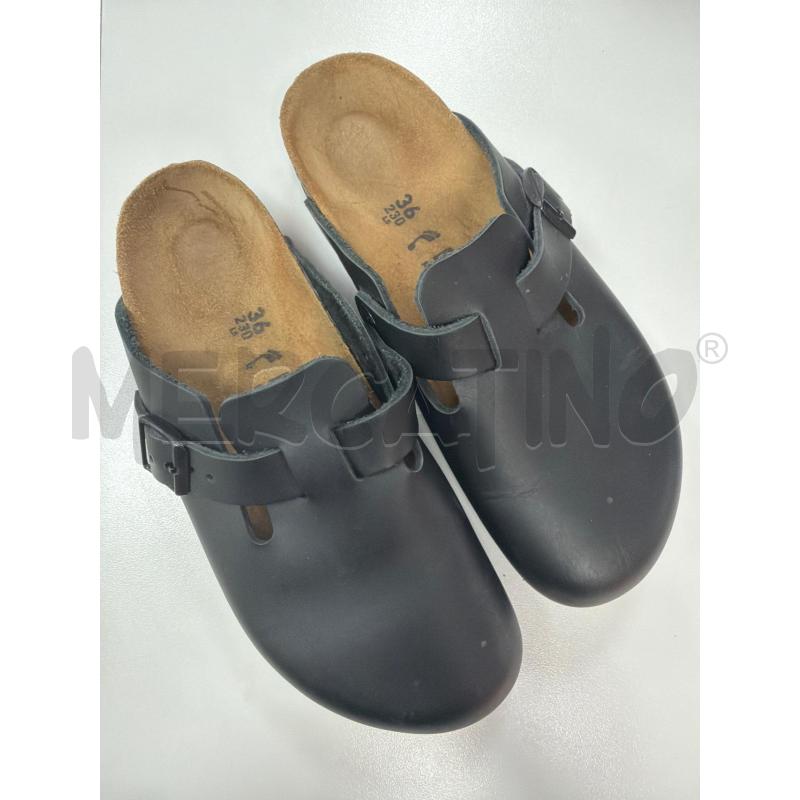 SCARPE DONNA NERE BIRKENSTOCK BOSTON | Mercatino dell'Usato Roma montemario 1