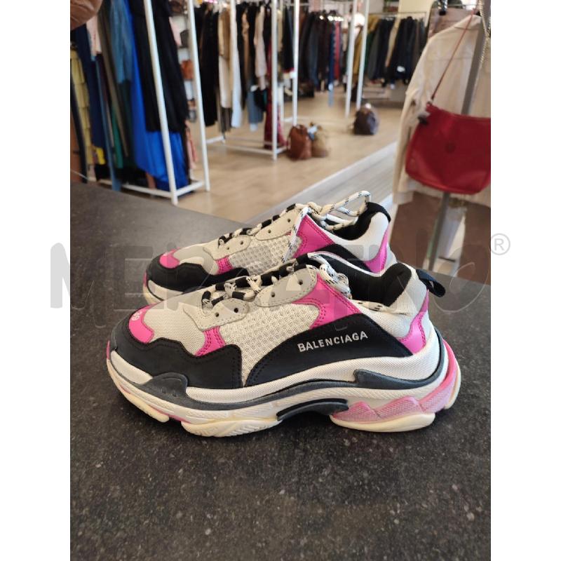SCARPE DONNA NERE FUCSIA BALENCIAGA | Mercatino dell'Usato Roma montemario 4