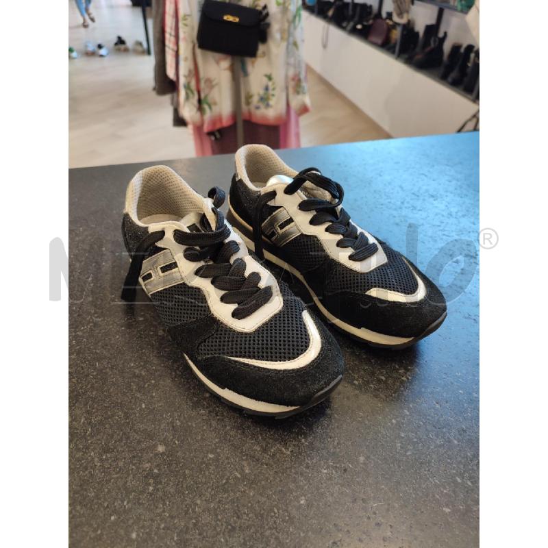 SCARPE DONNA NERE HOGAN REBEL LUREX | Mercatino dell'Usato Roma montemario 1