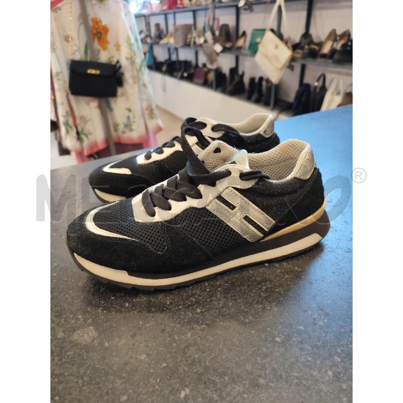 SCARPE DONNA NERE HOGAN REBEL LUREX | Mercatino dell'Usato Roma montemario 4