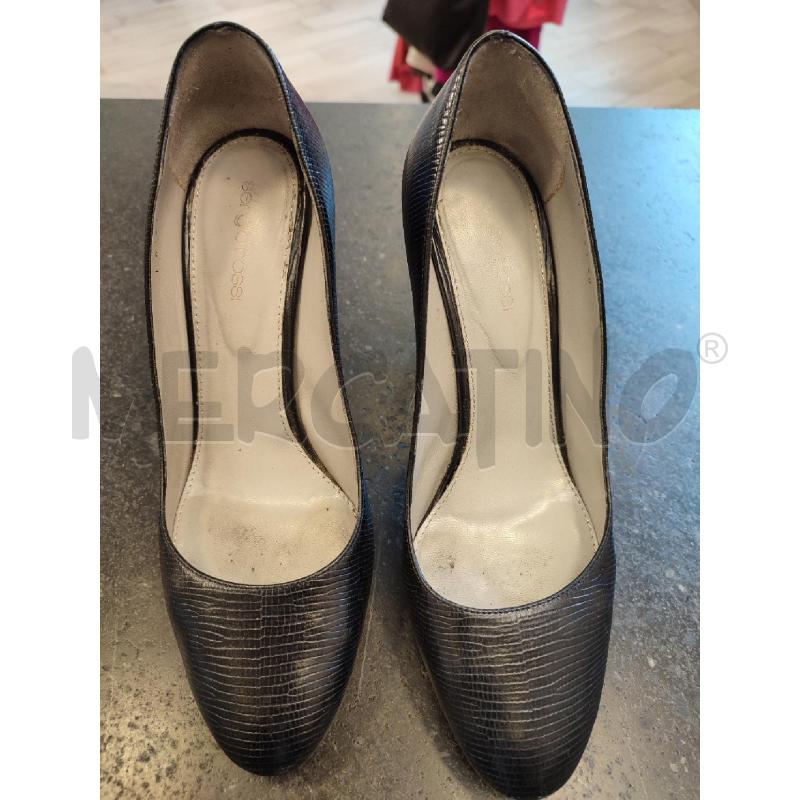SCARPE DONNA NERE SERGIO ROSI STAMPA COCCO | Mercatino dell'Usato Roma montemario 3