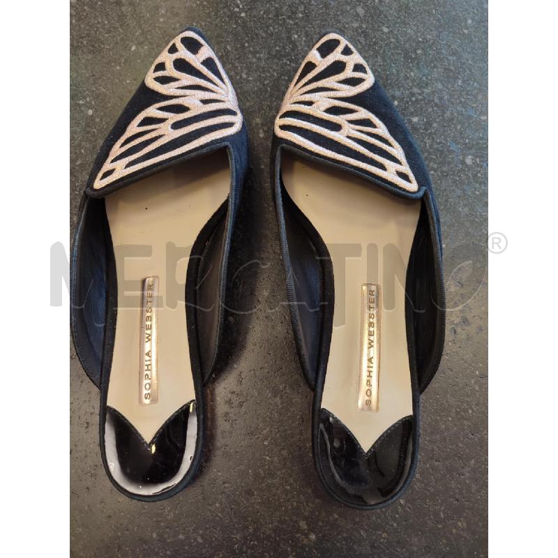 SCARPE DONNA NERE SOPHIA WEBSTER FARFALLA | Mercatino dell'Usato Roma montemario 2