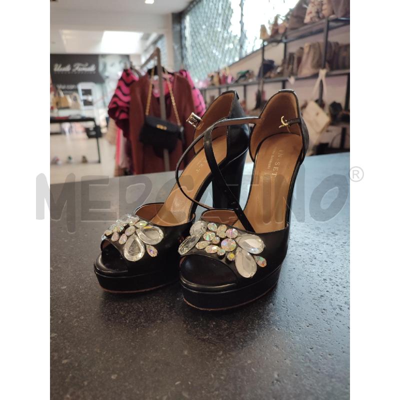 SCARPE DONNA NERE TWINSET STRASS | Mercatino dell'Usato Roma montemario 1
