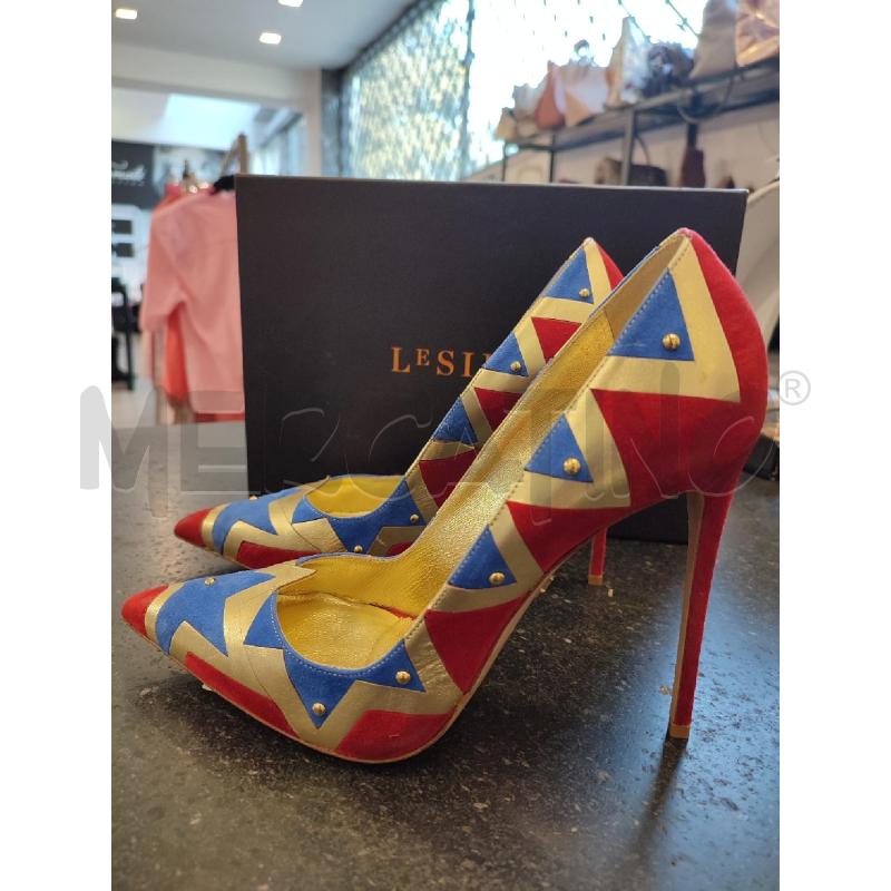 SCARPE DONNA ORO ROSSE LE SILLA BLU | Mercatino dell'Usato Roma montemario 1