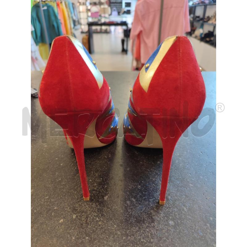 SCARPE DONNA ORO ROSSE LE SILLA BLU | Mercatino dell'Usato Roma montemario 3