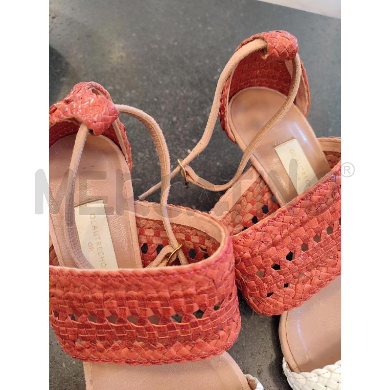 SCARPE DONNA ROSA L'OUTRE CHOSE INTRECCIATE | Mercatino dell'Usato Roma montemario 3