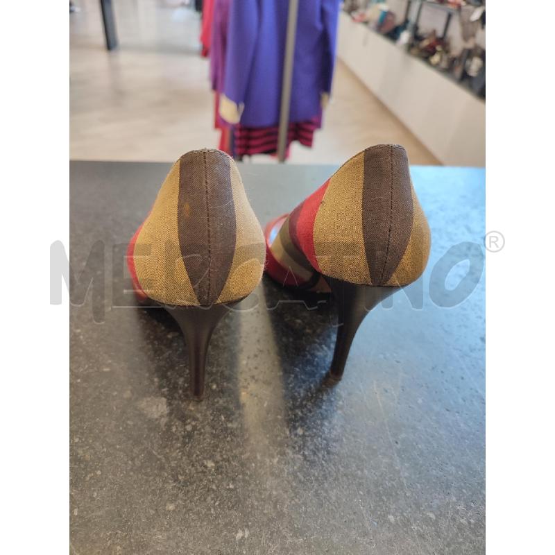SCARPE DONNA ROSSO RIGHE FENDI | Mercatino dell'Usato Roma montemario 3