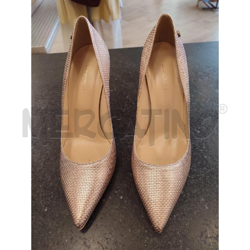 SCARPE DONNA VARIA TRUSSARDI METALLIZZATI | Mercatino dell'Usato Roma montemario 2