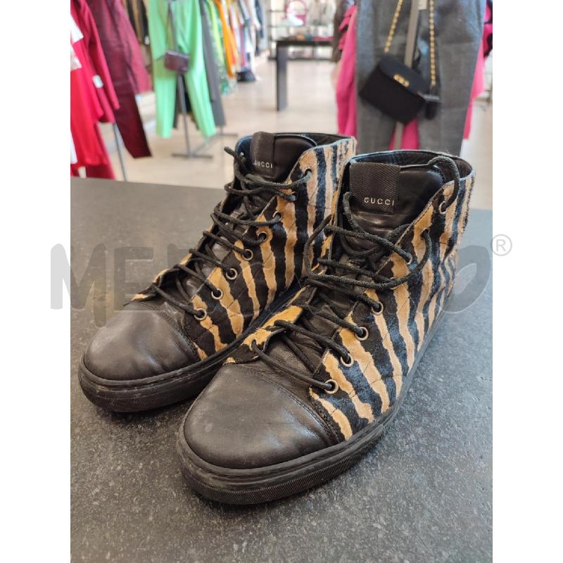 SCARPE UOMO BEIGE NERE GUCCI | Mercatino dell'Usato Roma montemario 1