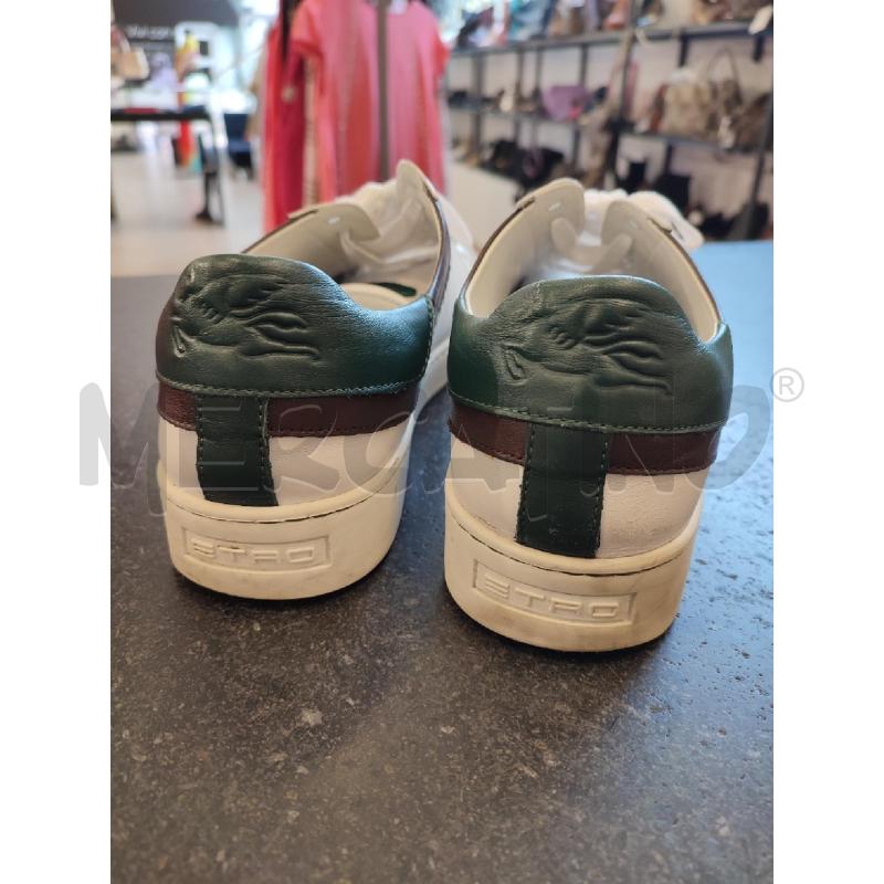 SCARPE UOMO BIANCHE ETRO PELLE | Mercatino dell'Usato Roma montemario 2