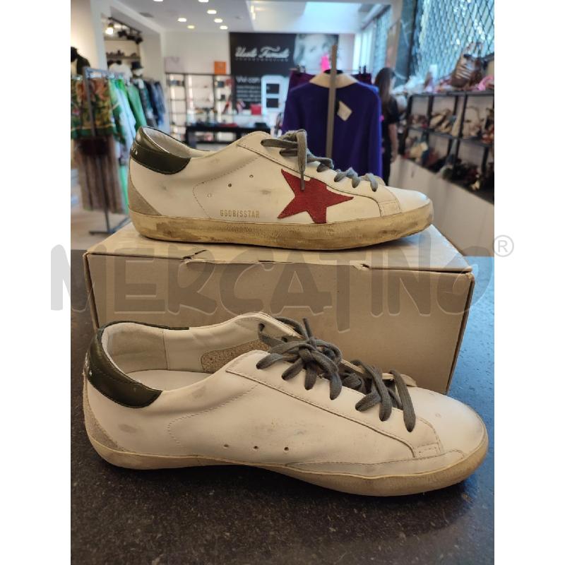 SCARPE UOMO BIANCHE GOLDEN GOOSE | Mercatino dell'Usato Roma montemario 1