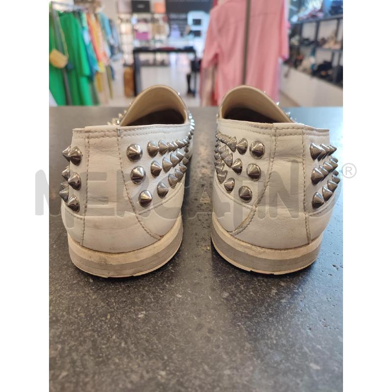 SCARPE UOMO BIANCHE PRADA BORCHIE | Mercatino dell'Usato Roma montemario 3