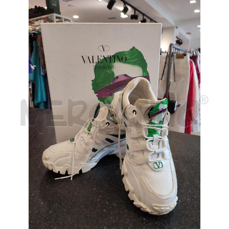 SCARPE UOMO BIANCHE VALENTINO VERDI | Mercatino dell'Usato Roma montemario 1
