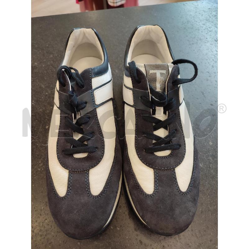 SCARPE UOMO BLU BIANCO TODS | Mercatino dell'Usato Roma montemario 2