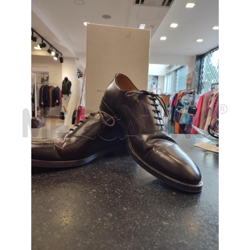 SCARPE UOMO DERBY MARRONE BRUNELLO CUCINELLI | Mercatino dell'Usato Roma montemario 1