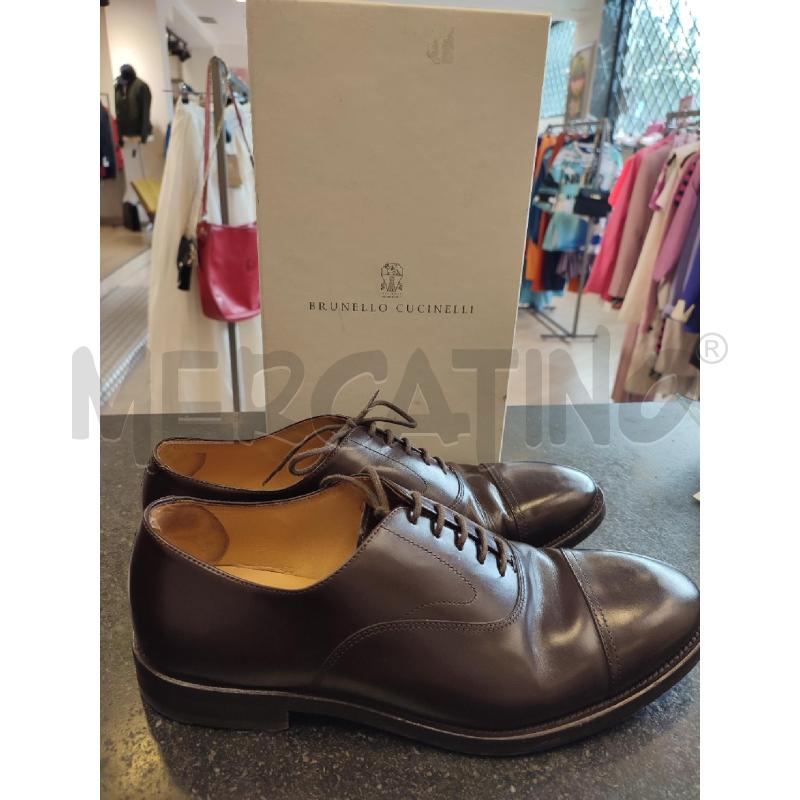 SCARPE UOMO DERBY MARRONE BRUNELLO CUCINELLI | Mercatino dell'Usato Roma montemario 3