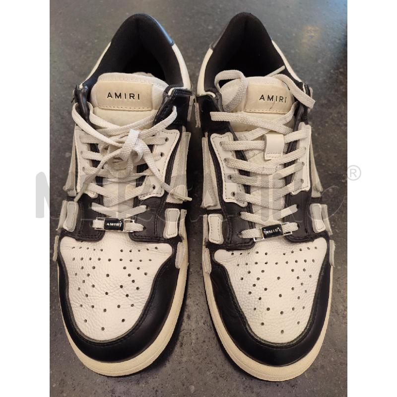 SCARPE UOMO NERE BIANCHE AMIRI SKEL TOP LOW | Mercatino dell'Usato Roma montemario 2