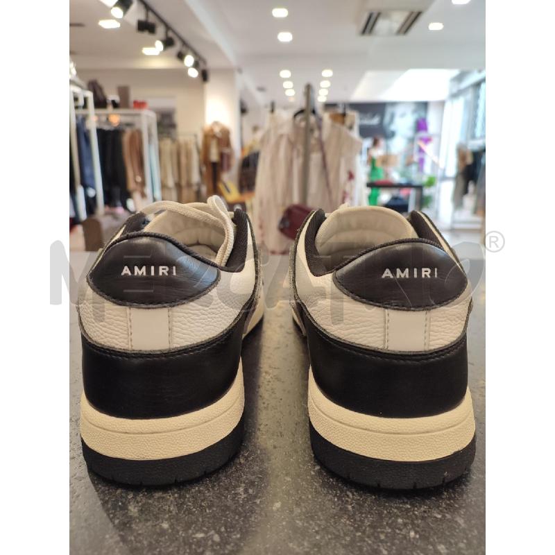 SCARPE UOMO NERE BIANCHE AMIRI SKEL TOP LOW | Mercatino dell'Usato Roma montemario 4