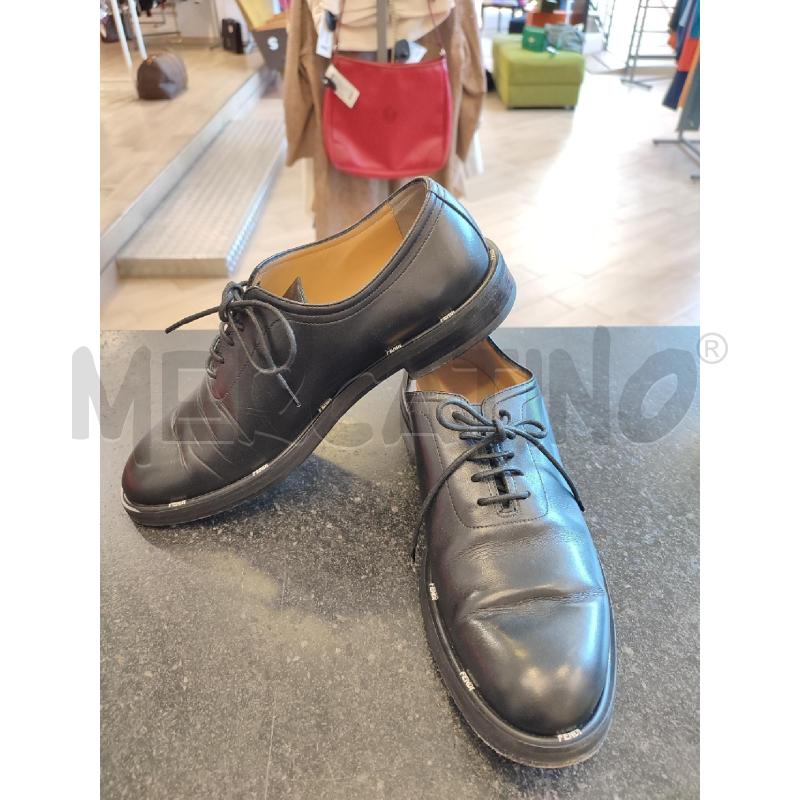 SCARPE UOMO NERE FENDI ELEGANTI | Mercatino dell'Usato Roma montemario 1