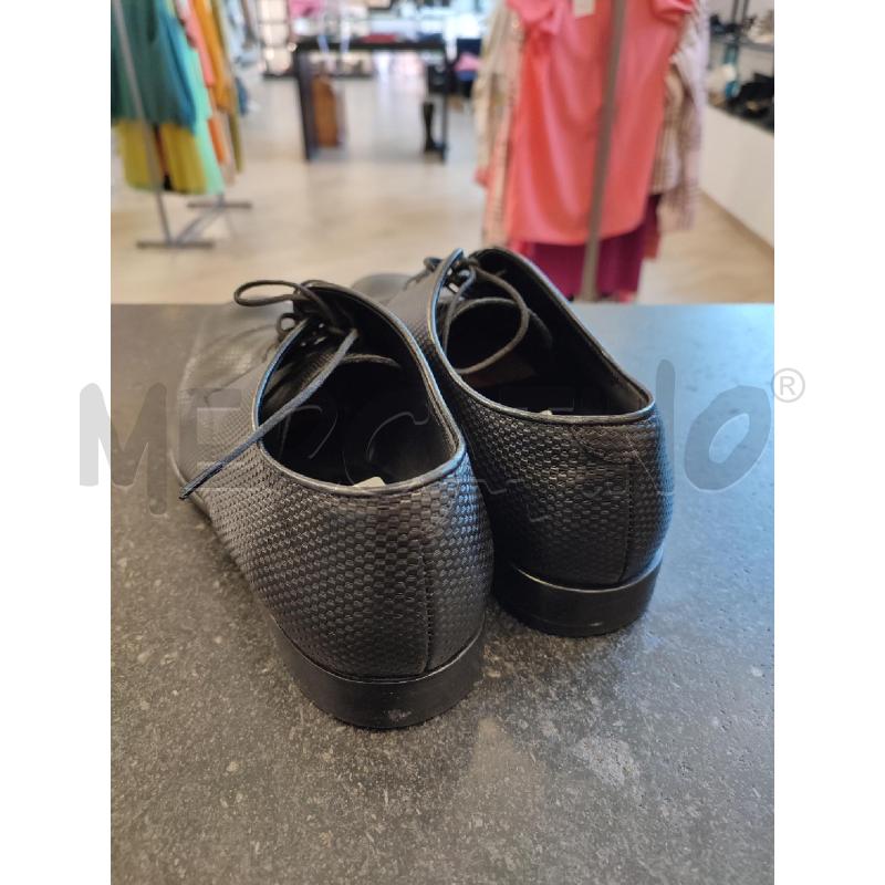 SCARPE UOMO NERE GIORGIO ARMANI QUADRATINI | Mercatino dell'Usato Roma montemario 3