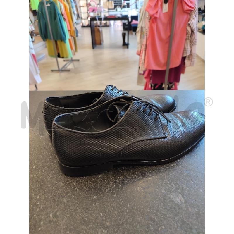 SCARPE UOMO NERE GIORGIO ARMANI QUADRATINI | Mercatino dell'Usato Roma montemario 4