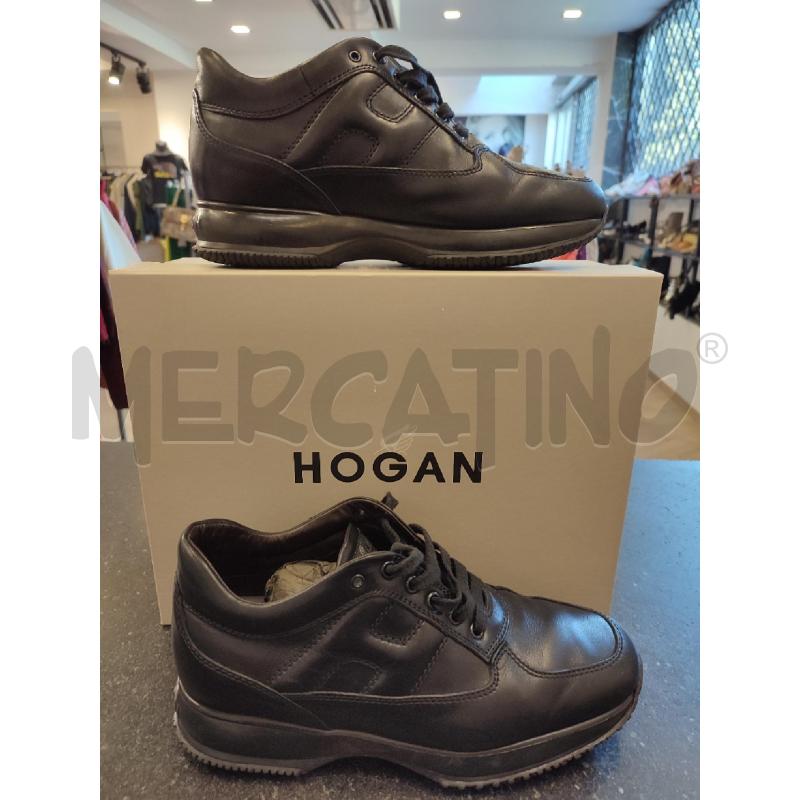 SCARPE UOMO NERE HOGAN INTERACTIVE | Mercatino dell'Usato Roma montemario 1