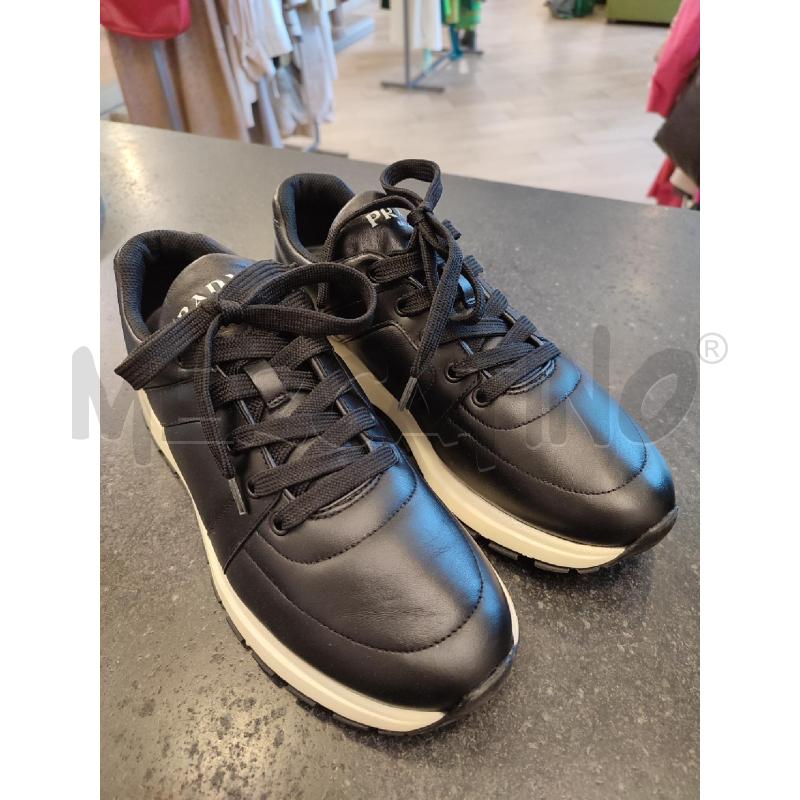 SCARPE UOMO NERE PRADA PARA BIANCA  | Mercatino dell'Usato Roma montemario 1
