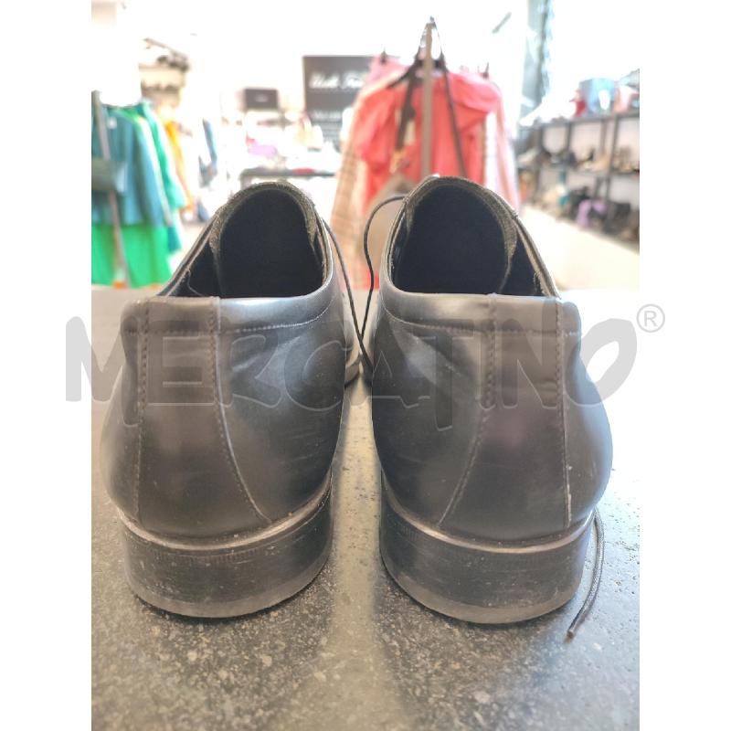 SCARPE UOMO NERO FLANELLA GRIGIA | Mercatino dell'Usato Roma montemario 3