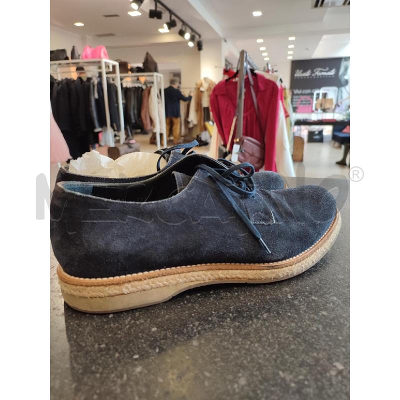 SCARPE UOMO PRADA BLU SCAMOSCIATE PARA PAGLIA | Mercatino dell'Usato Roma montemario 1