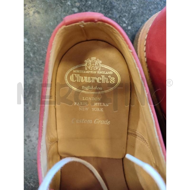 SCARPE UOMO ROSSE CHURCH DA RIV | Mercatino dell'Usato Roma montemario 2