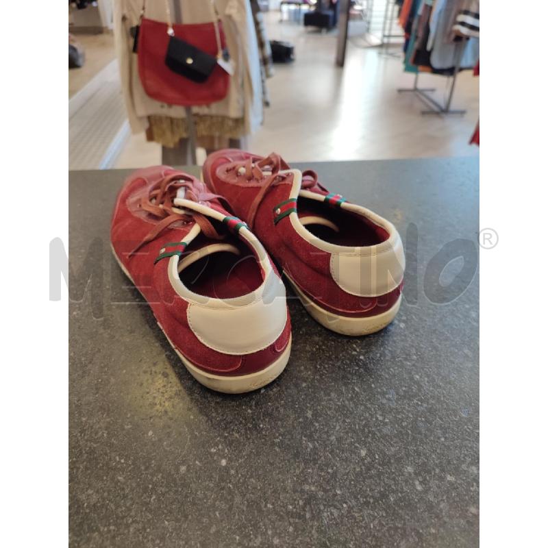 SCARPE UOMO ROSSE GUCCI SCAMOSCIATE | Mercatino dell'Usato Roma montemario 3